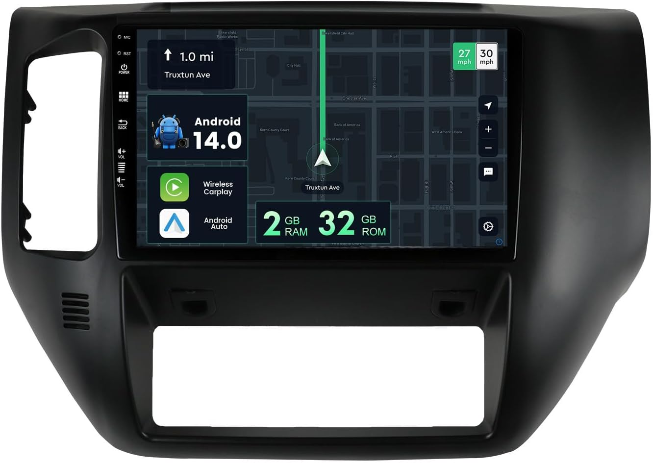 MISONDA Car GPS Navigation Head Unit Android 14 for Nissan Patrol V5 Y61 2004-2021 Carplay Android Auto Wifi Bluetooth Mirror Link USB FM AM 2G+32G image number 1