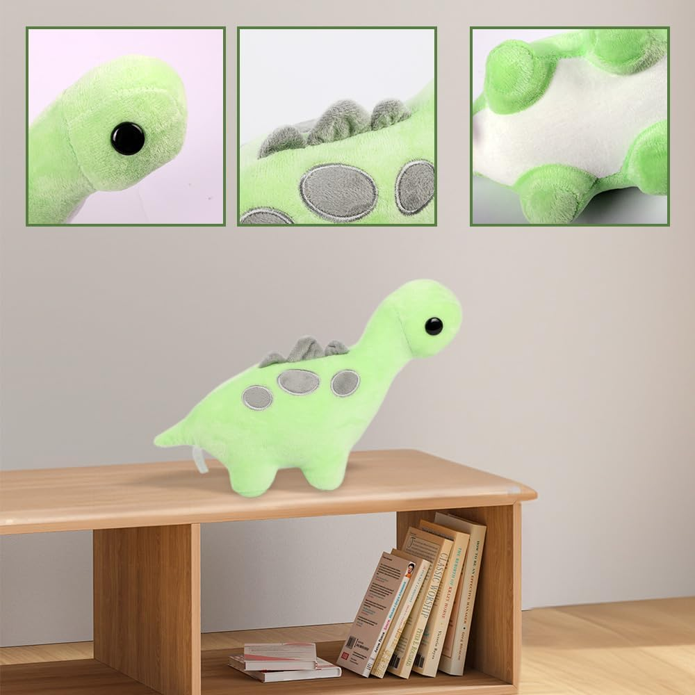 11.8" Dinosaur Plush Brontosaurus Toys Soft Green Stuffed Dinosaur Doll Plush Toys for Kids Girls Boys image number 3