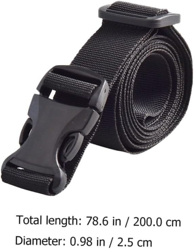 TOGEVAL 12Pcs Practical Outdoor Luggage Tie down Straps Luggage Straps for Suitcases Tie down Belt Lashing Fastening image number 4