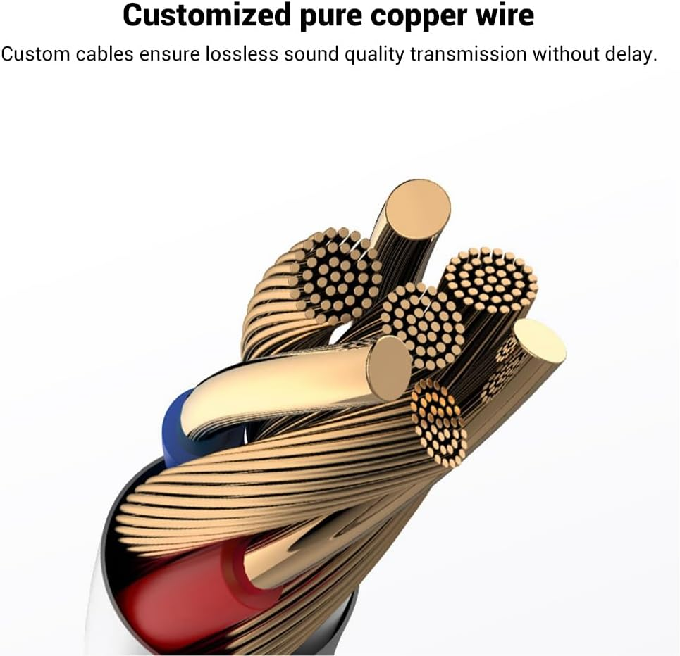 Generic Skin-Friendly Silicone in Ear Earphones Stereo Sleeping Earbuds Noise Cancelling Wired Headset for MP3 Phones, Hifi Sound Quality for Relaxation (Black) image number 2