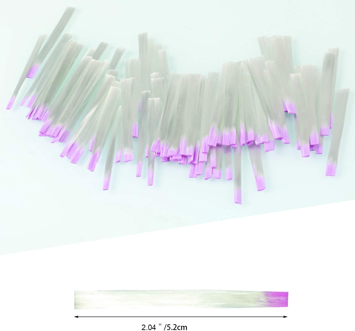 MWOOT 100 Pieces Fiberglass Nail Extension Silk,Nails Tips Quick Extension Fiberglass Fiber Silk False Nails Tips Salon Tool Accessories for UV Gel Nails Art