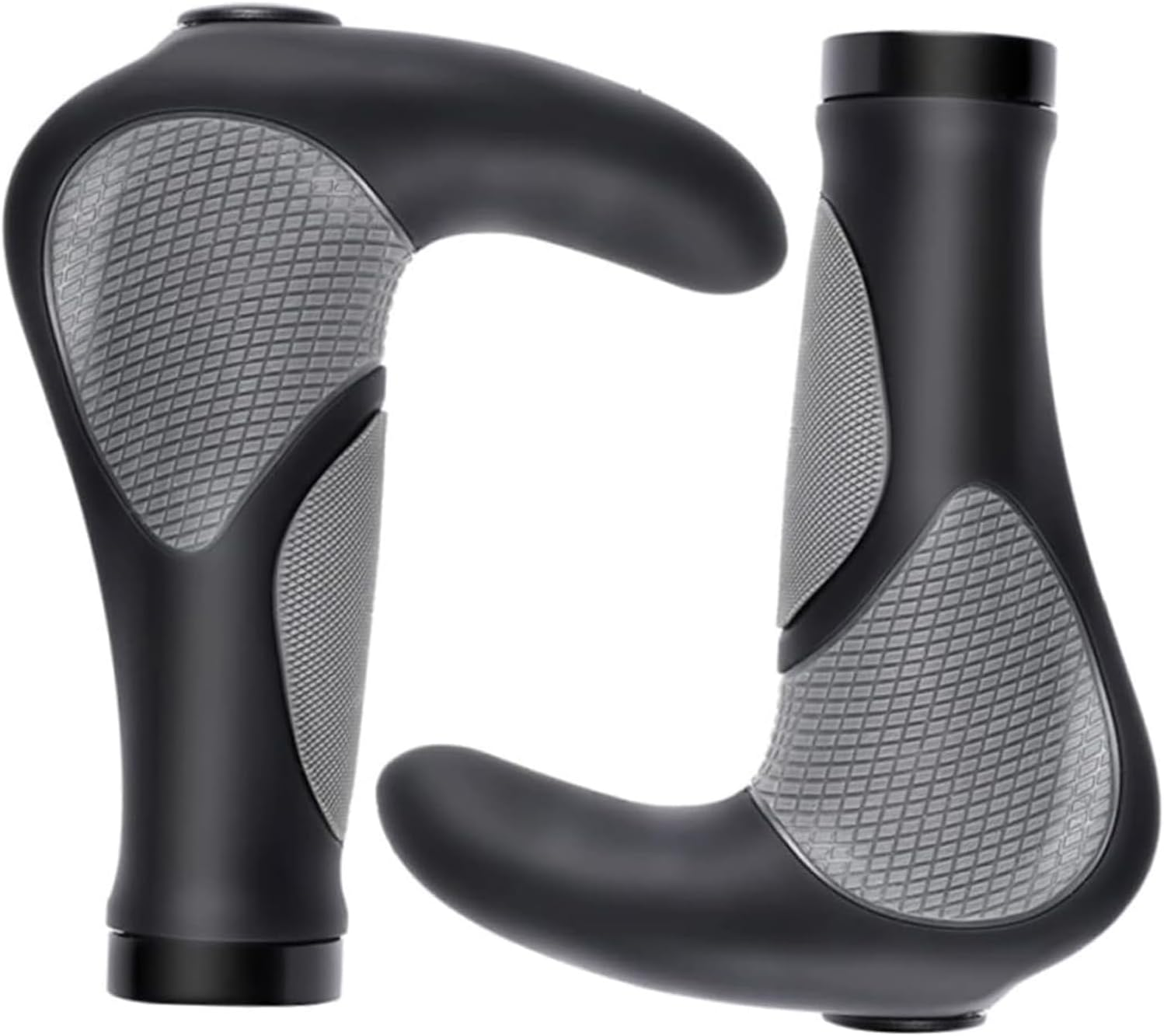 CZ-XING Bike Handlebar Grips, Bike Ergonomic Handle End Grips Comfort Handle Bar Grips Lock,Shockproof Bicycle Handle Grip with Adjustable Aluminum image number 3