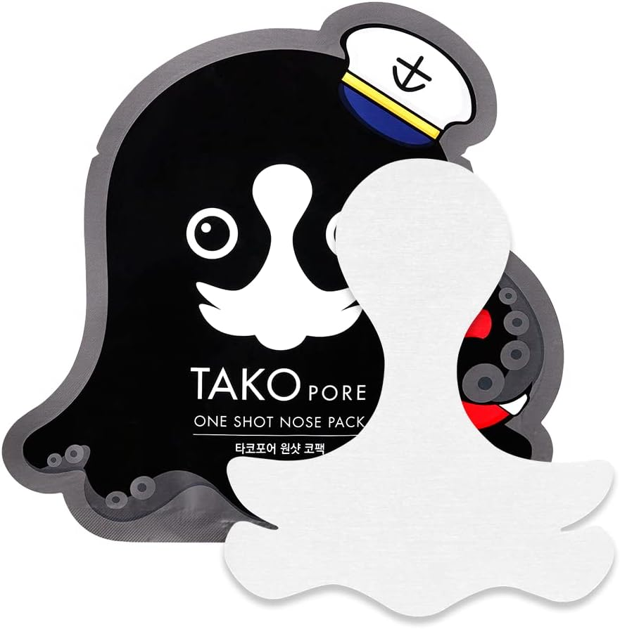 TONYMOLY Tako Pore One Shot Nose Pack, 3 Pack - Nourishing Marine Plant Extracts and Mud Condition and Purify Skin image number 3