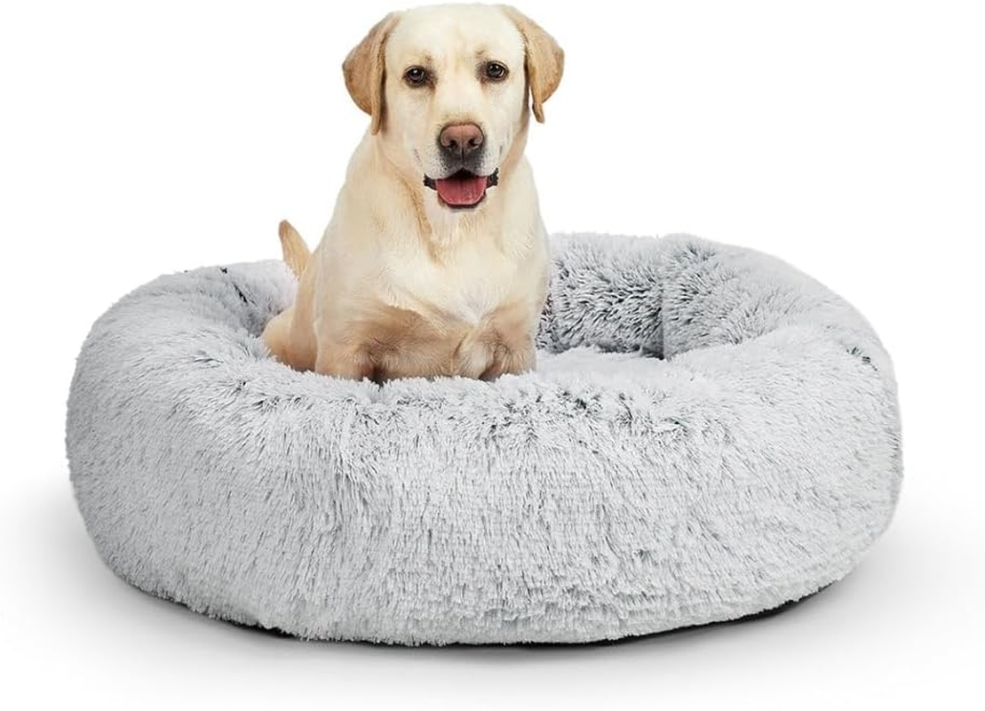 Pawz Replaceable Cover for Dog Calming Bed Mat Soft Plush Kennel Charcoal Size L