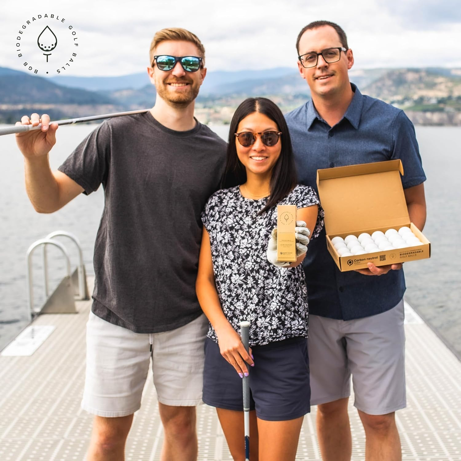 Biodegradable Golf Balls | Water Dissolvable Golf Balls, Eco Friendly Golf Gift | Water Soluble for Driving Ranges near Water, Perfect for Outdoor Practice | Dissolves in 2-4 Weeks image number 2