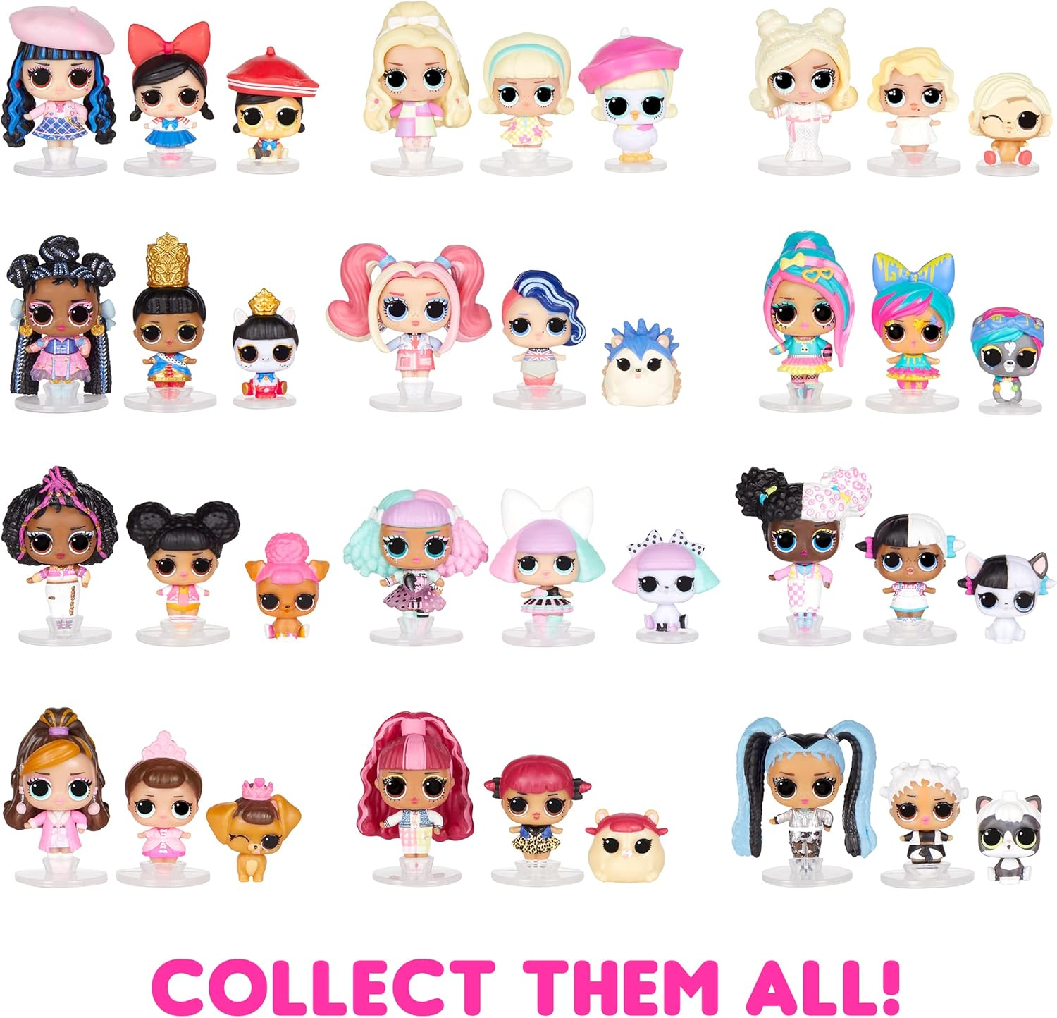 L.O.L. Surprise! Mini Family - RANDOM ASSORTMENT - Ball Playset Includes 3 Mini Tween Collectible Dolls and Surprises - for Kids Ages 4+ image number 2