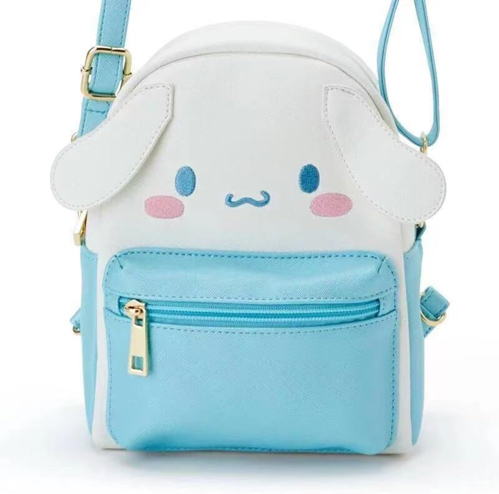 Anime Cute Cartoon Bag, Kawaii Backpack for Girls, Anime Mini Backpack Black Cute PU Bag Shoulder Bag for Girl Cosplay image number 2