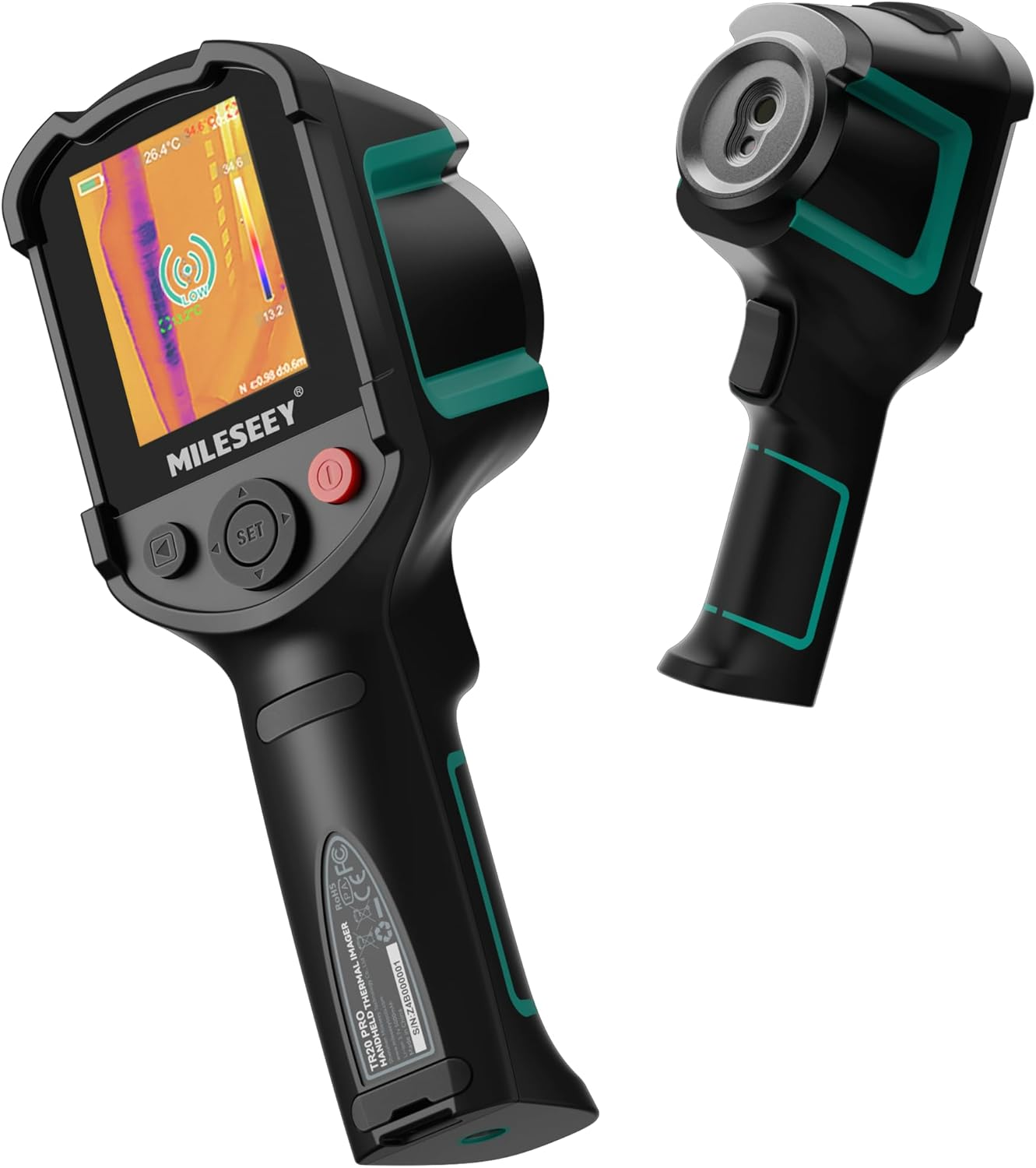 Mileseey TR20 Pro Thermal Imaging Camera, Handheld Infrared Imager with 320 X 240 Resolution, 50Hz Refresh Rate, Dual-Camera Handheld Infrared Thermal Imager Supporting PC Software Analysis image number 3