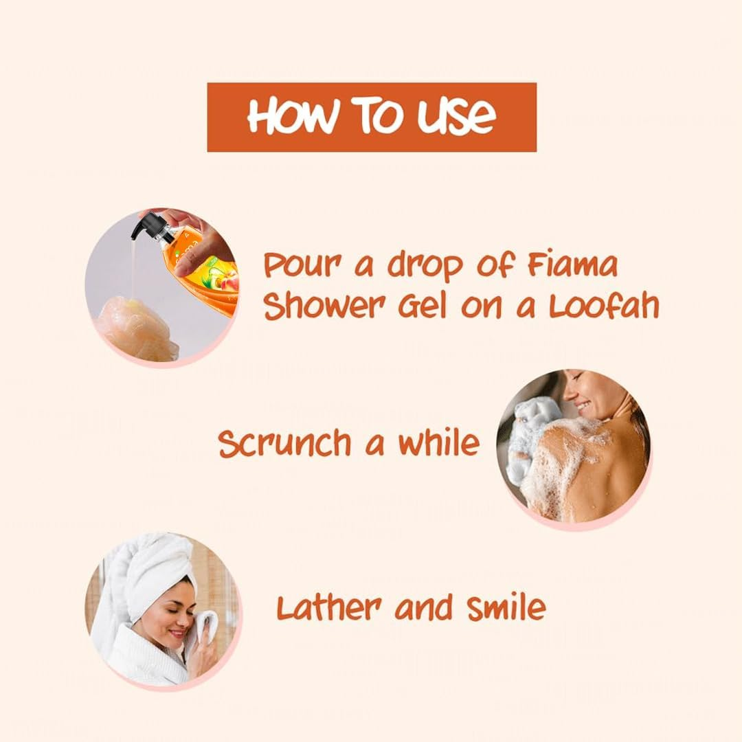 Fiama Shower Gel - Peach & Avocado, for Moisturised Skin, with Skin Conditioners, 500 Ml image number 5