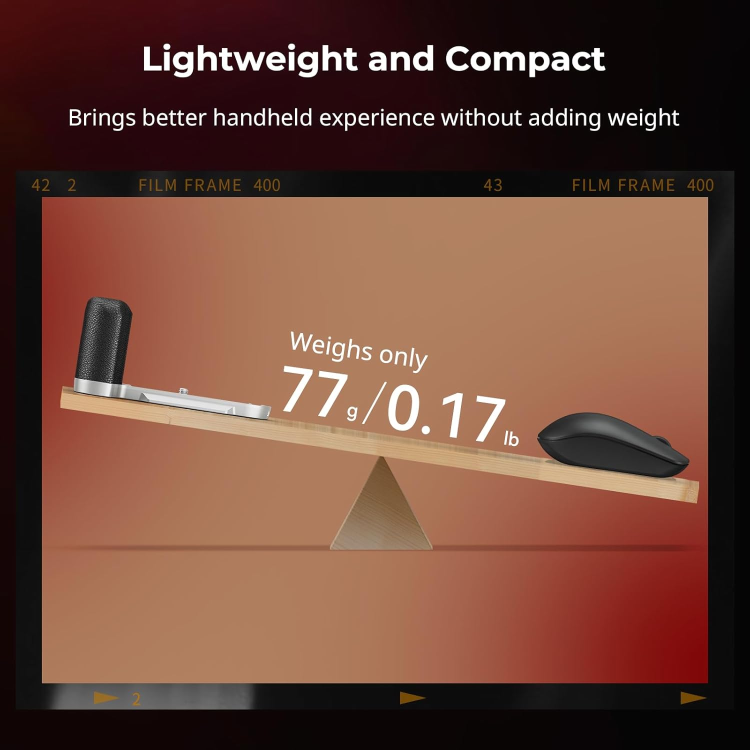 SMALLRIG X-T50 Handgrip, Silicone L-Shape Handle for FUJIFILM X-T50 Camera, Built-In Quick Release Plate for Arca, with Shutter Button and Hot Shoe Cover, Silver - 4713 image number 3