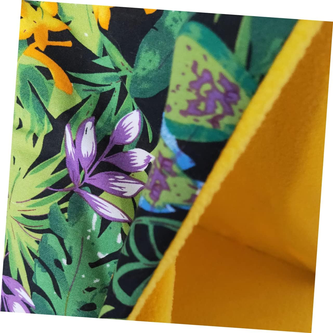 ERINGOGO Nest Hammock XL Tropical Print Parrot Sleeping Bed for Birds Comfortable Hanging for Canaries Larks and More Green image number 6