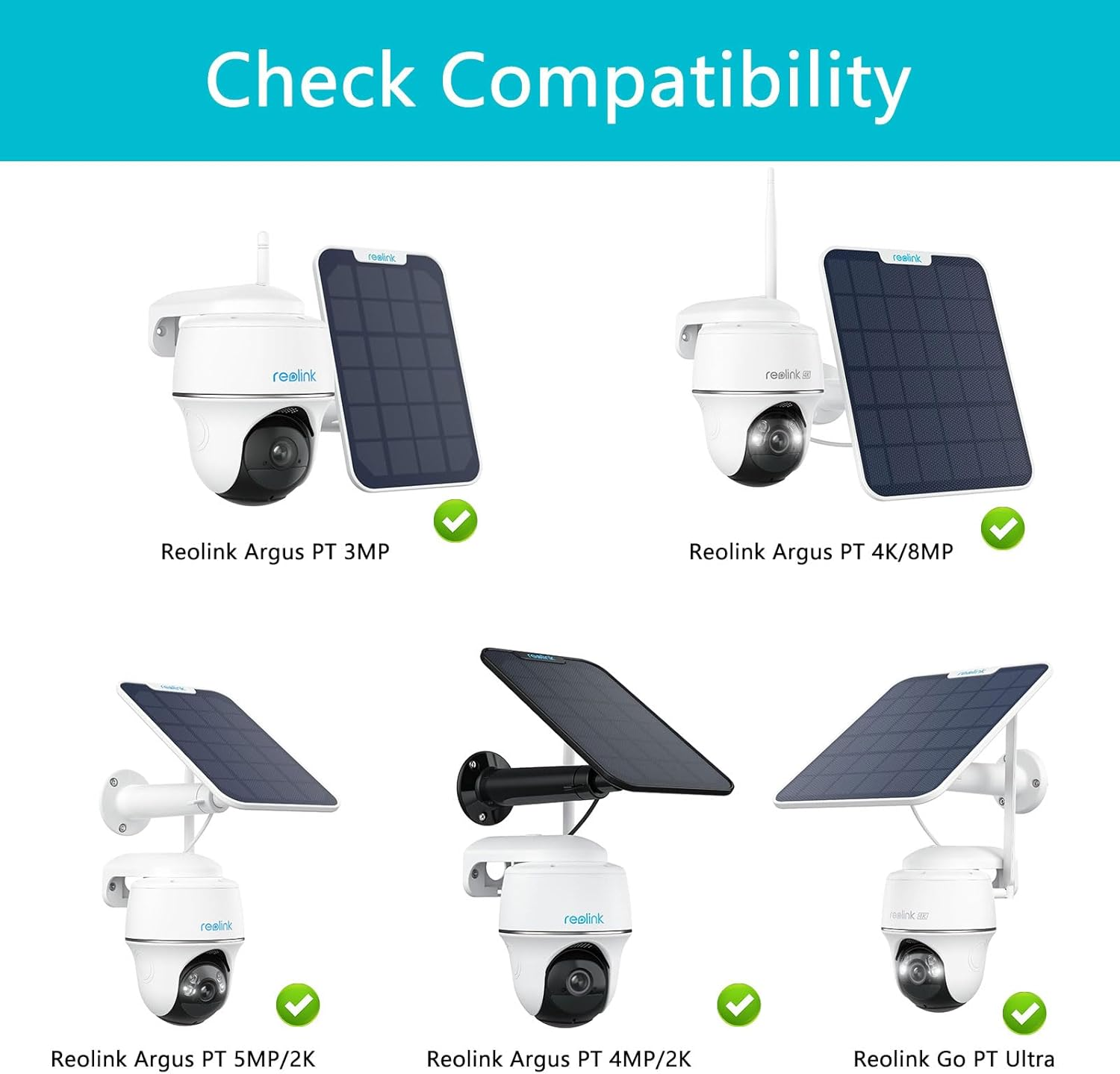 Sunshade&Gutter Mount for Reolink Argus PT Series,Reolink Go PT Ultra (Sunshade) image number 2