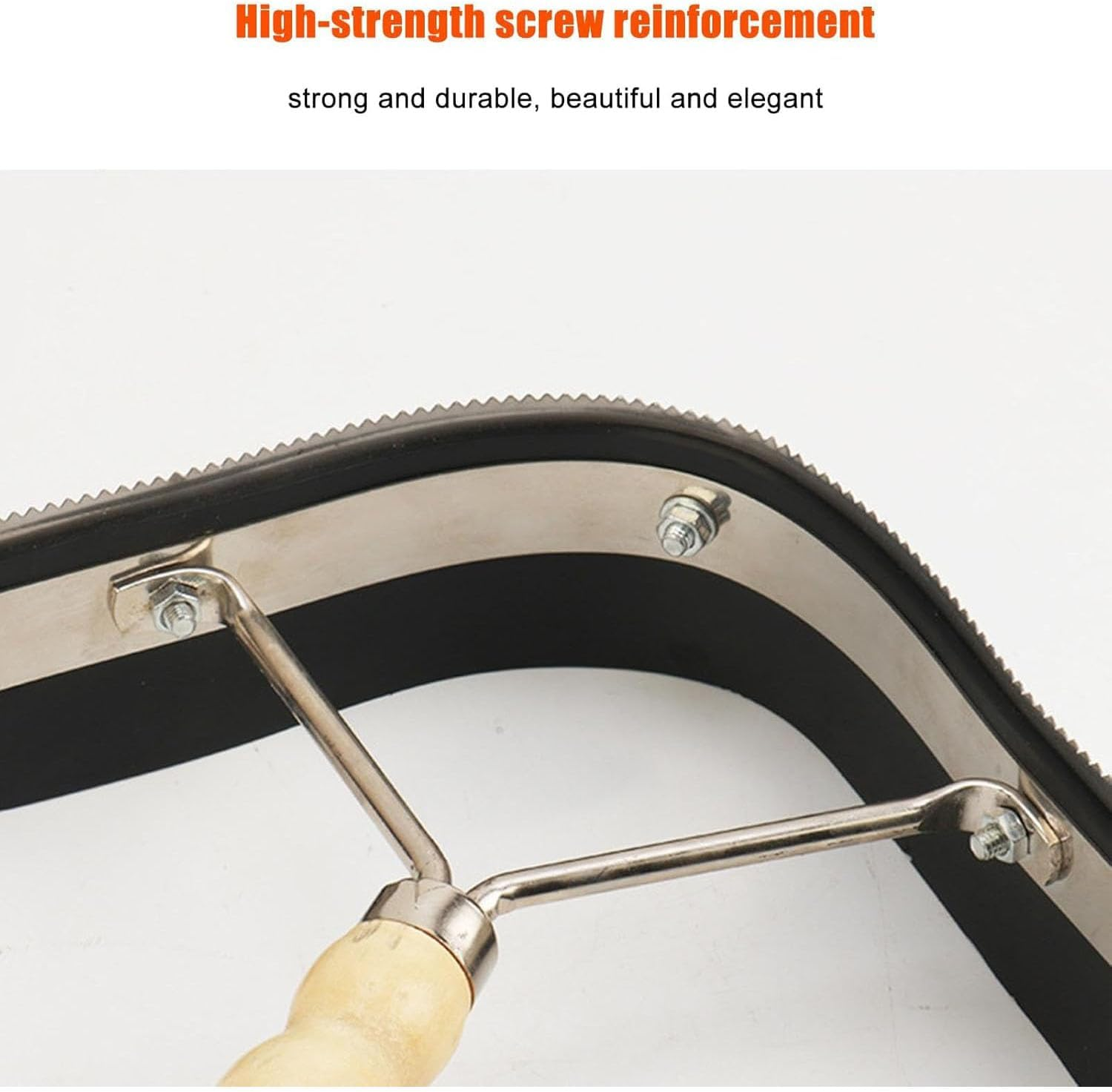 Songholee Horse Brush, Sweat Scraper for Horses, Horse Grooming Scraper, Stainless Steel Portable Horse Hair Brush, Deshedding Tool for Livestock Care and Bathing