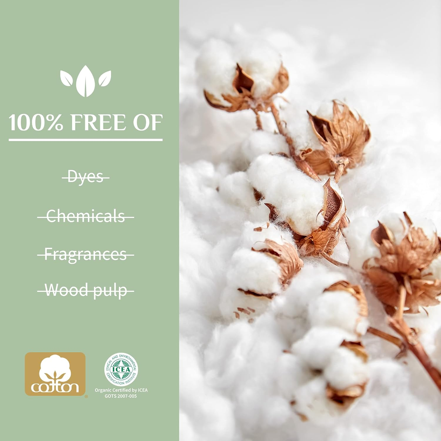 Organyc 100% Organic Cotton plus Pure Tampons, Super (Pack of 16) image number 2