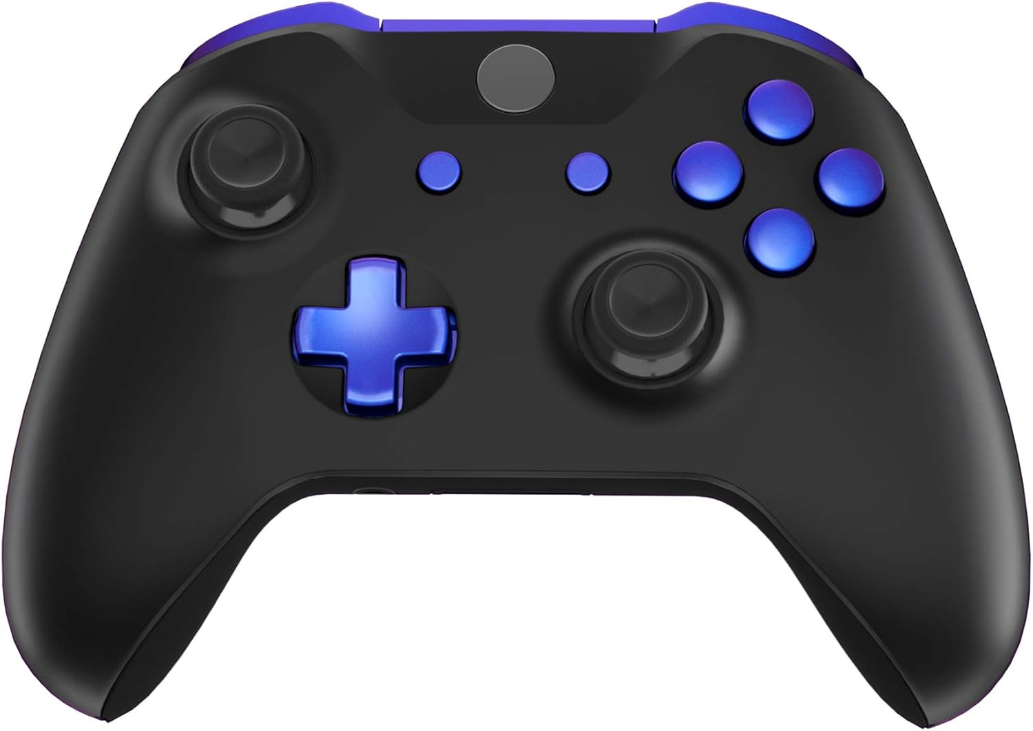 Extremerate LB RB LT RT Bumpers Triggers D-Pad ABXY Start Back Sync Buttons, Chrome Gold Full Set Buttons Repair Kits with Tools for Xbox One S & Xbox One X Controller (Model 1708)