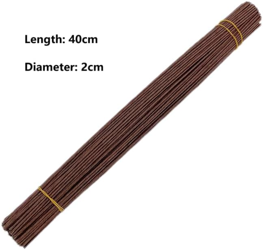 HIGHROCK 100Pcs Artificial Flower Branch, 40Cm Floral Stems, Brown Flower Wire Wrapped with Paper, Florist Wire for Artificial Flowers, Wreath, DIY Bouquet (2Mm) image number 1