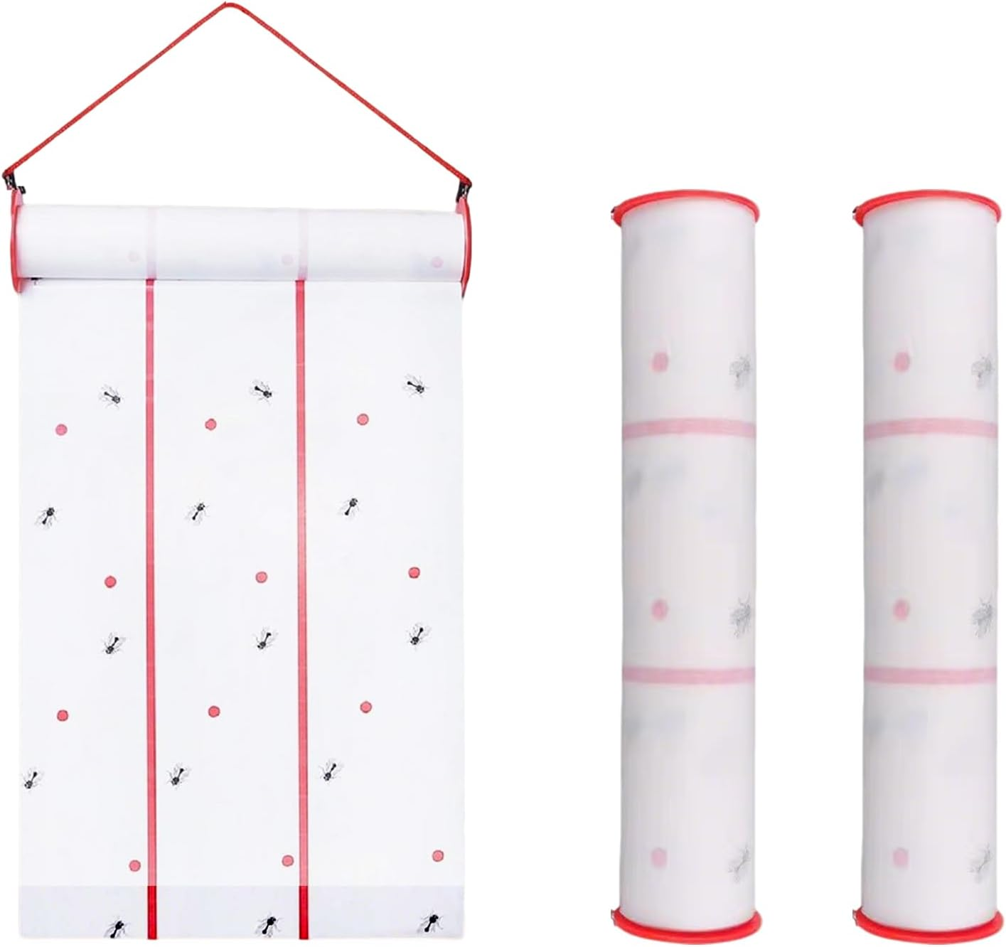 Fly Trap Sticky Paper Roll &ndash; Set of 2 Extra Long & Wide Fly Paper Rolls for Indoor & Outdoor Use &ndash; Fly & Bug Trap for Home, Farm, Garden, Plants &ndash; Safe, Effective, Easy-To-Use Pest Control image number 2