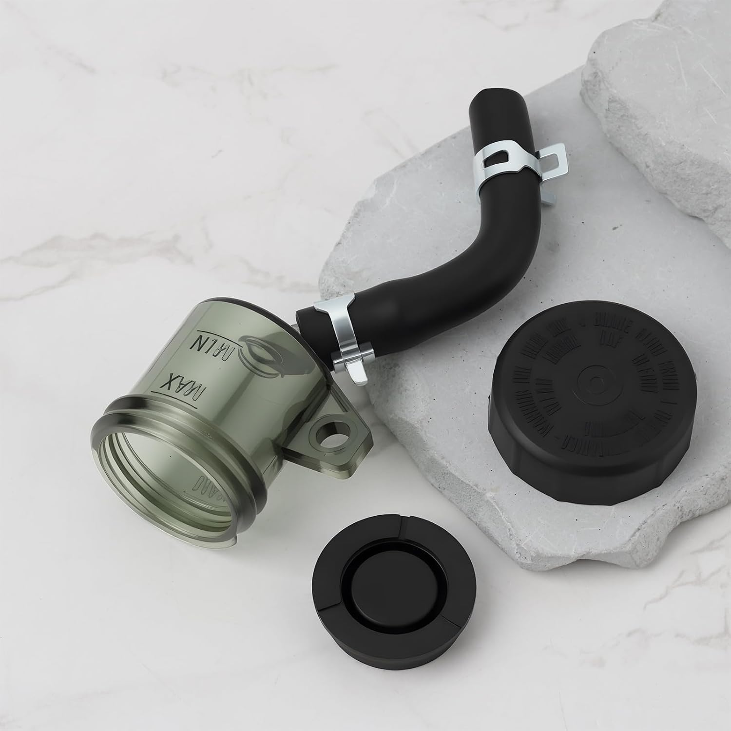 Motorcycle Rear Brake Fluid Cup Compatible with Ducati Motorcycle Master Cylinder Oil Storage Measurement image number 5