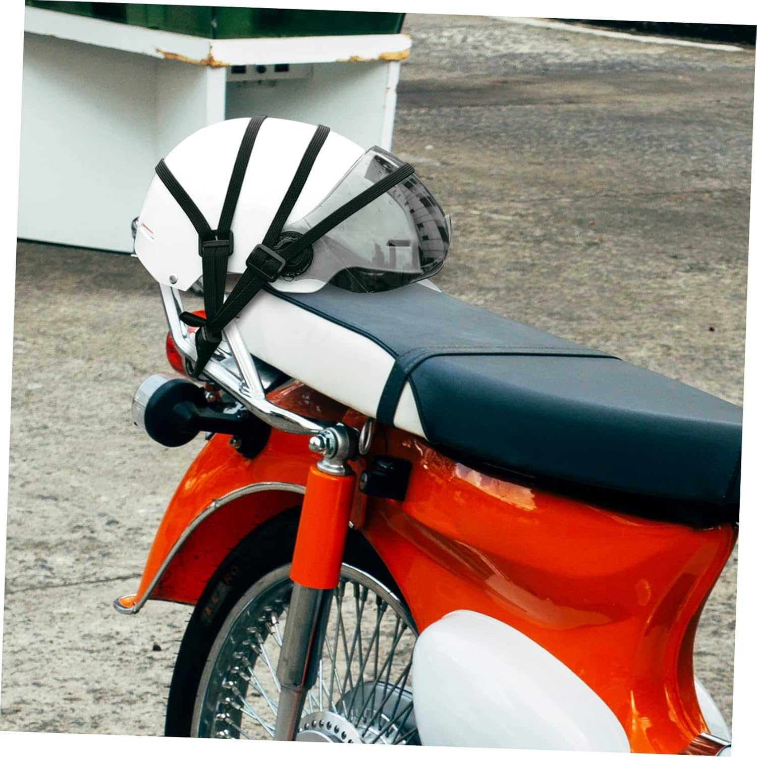 Heavy-Duty Elastic Bike Luggage Net for Motorcycle Cargo Net Bike Luggage Fixing Strap Bungee Straps for Secure Transport image number 1