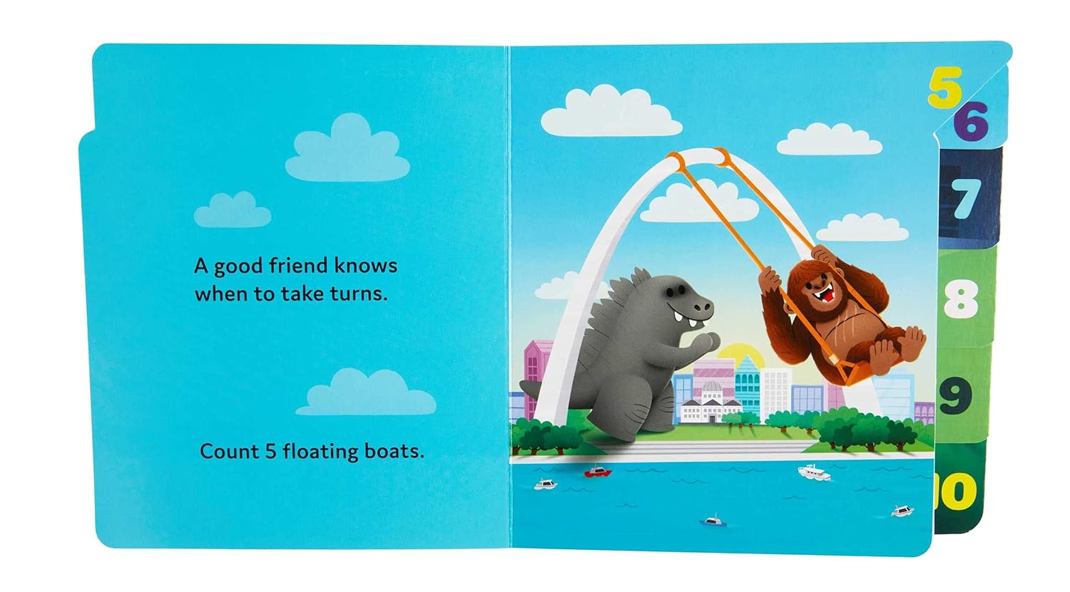 Godzilla Vs. Kong: Sometimes Friends Fight: (But They Always Make Up) (Friendship Books for Kids, Kindness Books, Counting Books, Pop Culture Board Books, Playpop)