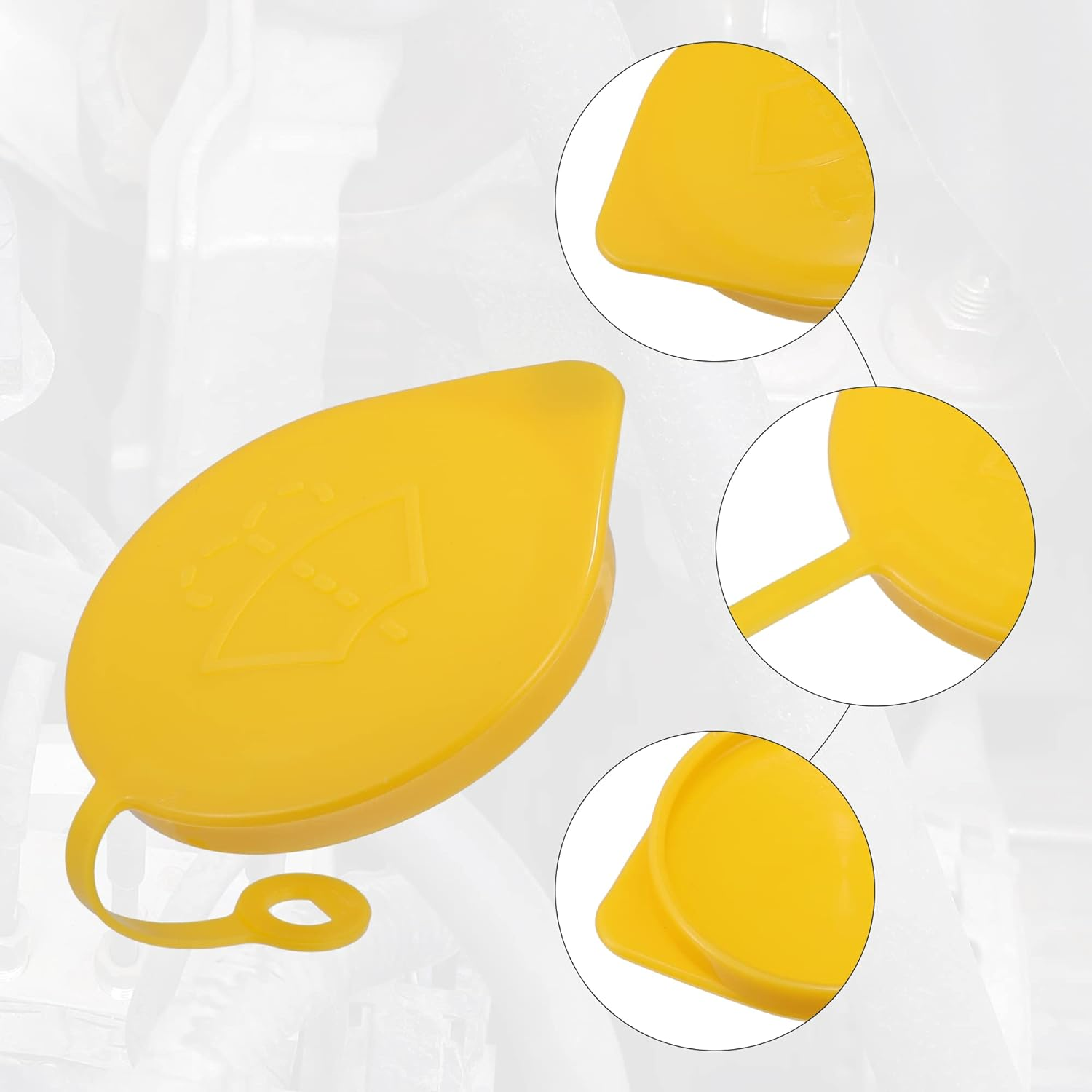 ACROPIX Windshield Washer Fluid Reservoir Bottle Tank Cap Fit for Subaru Impreza - Pack of 1 Yellow image number 5