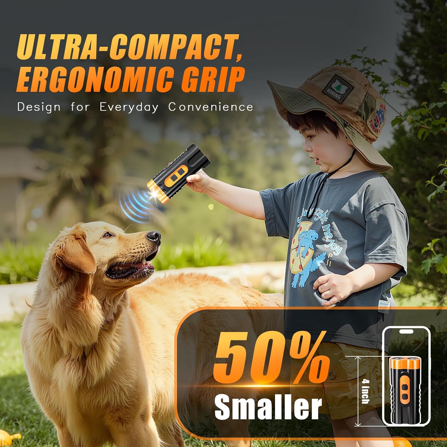 LOVELEDI anti Dog Barking Device, Rechargeable Dogs Bark Deterrent Devices, Ultrasonic Dog Bark Control for Own or Neighbor'S Dog Training Indoor Outdoor Use, Pet and Human Friendly, Effective & Safe