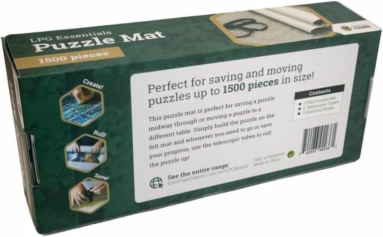 Let'S Play Games Roll-Up Jigsaw Puzzle Storage - 1500-Piece Puzzle Keeper image number 1