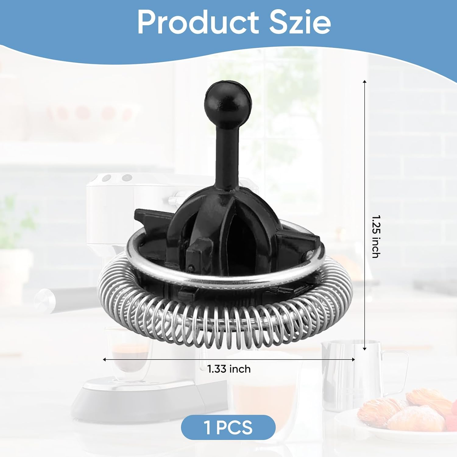 Frother Whisk Parts Milk Whisk for Aeroccino 3/4/Plus Milk Frother Replacement Milk Frother for Nespresso,Coffee Machine,Tea,Espresso