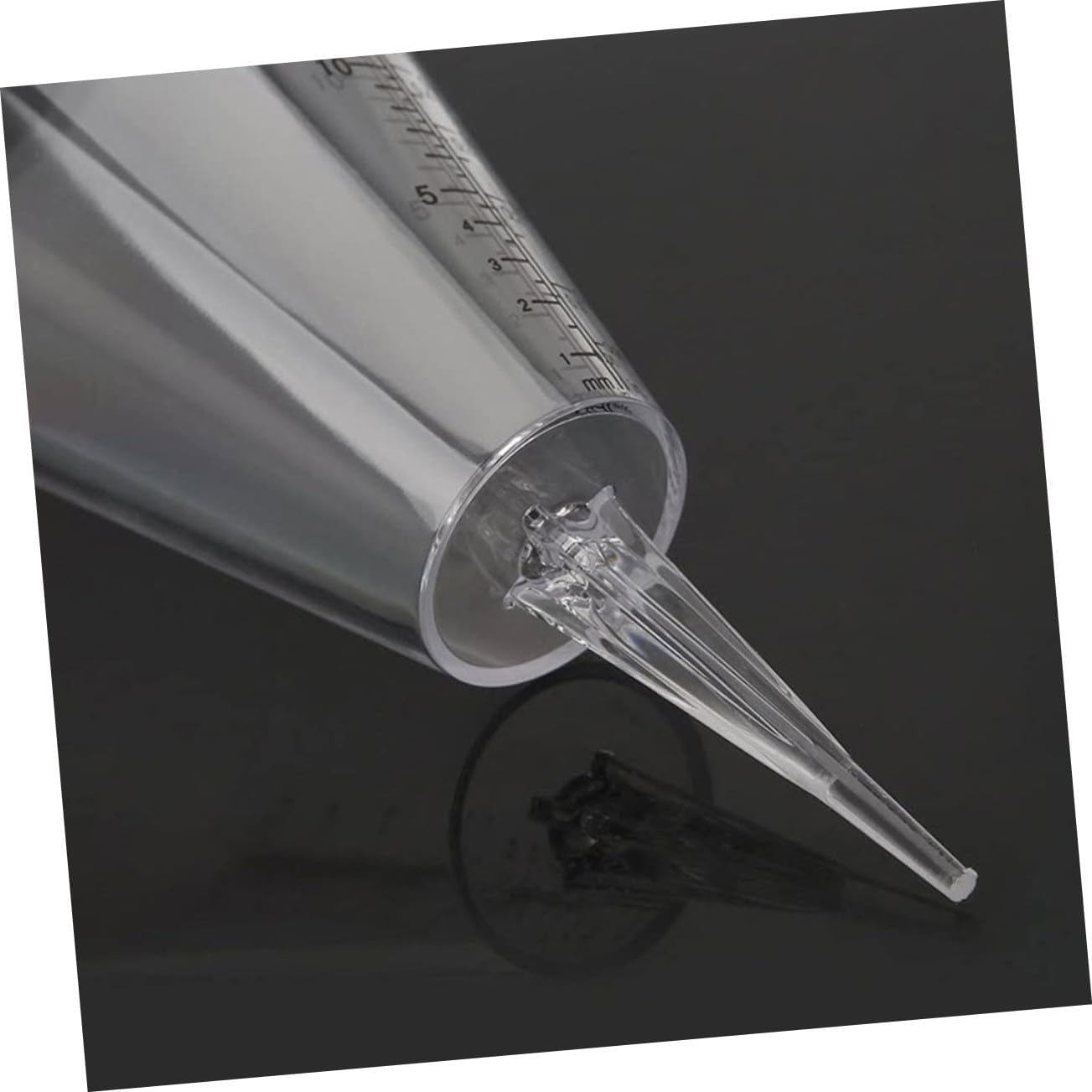 Homoyoyo 3Pcs Cone Shape Rain Gauge with Clear Graduated Measuring Cups for Garden Lawn Outdoor Use Plastic Rainfall