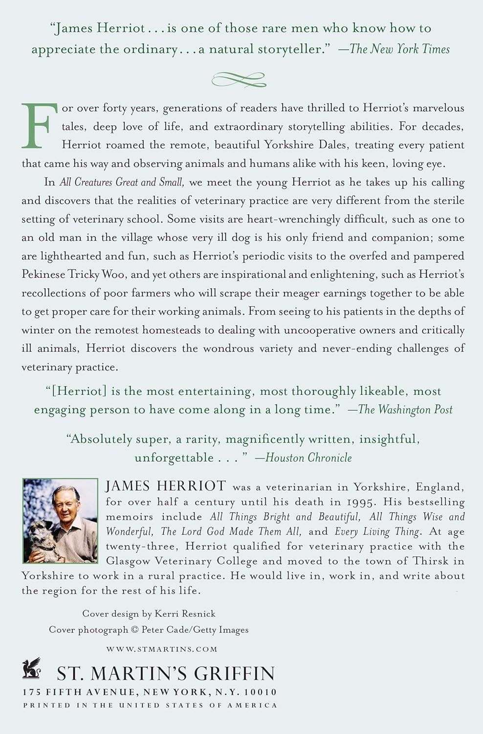 All Creatures Great and Small: the Warm and Joyful Memoirs of the World'S Most Beloved Animal Doctor image number 2