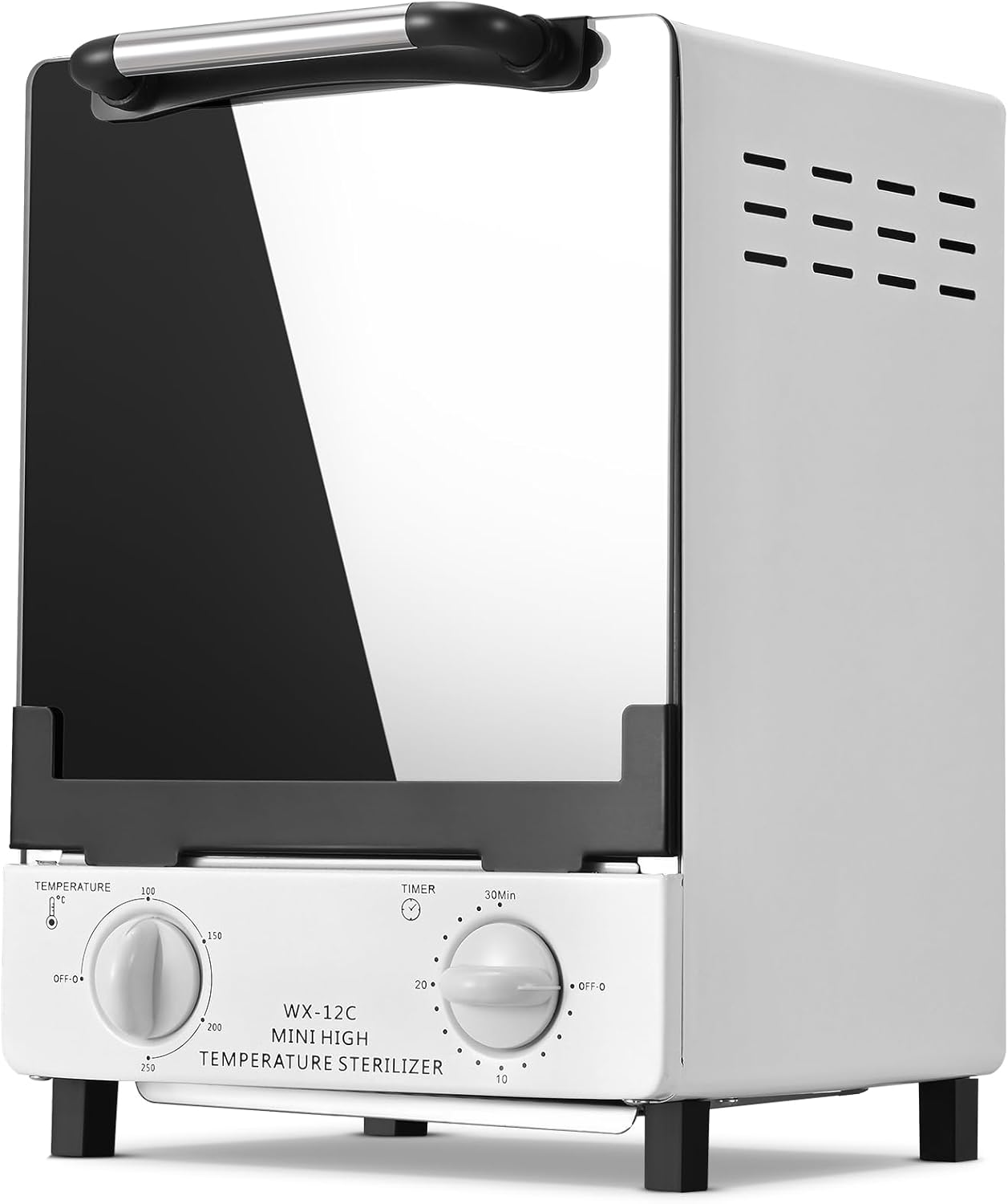 Soiiw 220V Dry Heat Sterilizer 12L Mini High Temperature Metal Tool Cabinet Nail Art Salon Portable Tool Manicure Nail Tool Two Layers image number 3