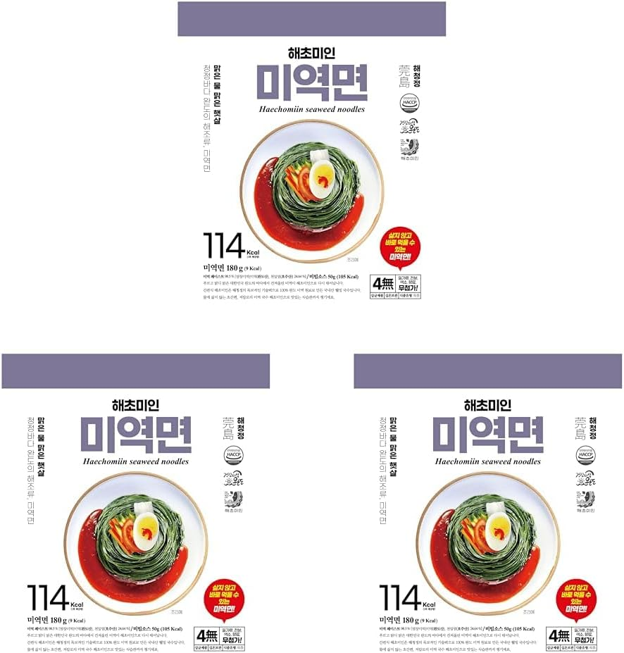 Haecheongjeong Seaweed Noodles with Sauce 230G image number 1
