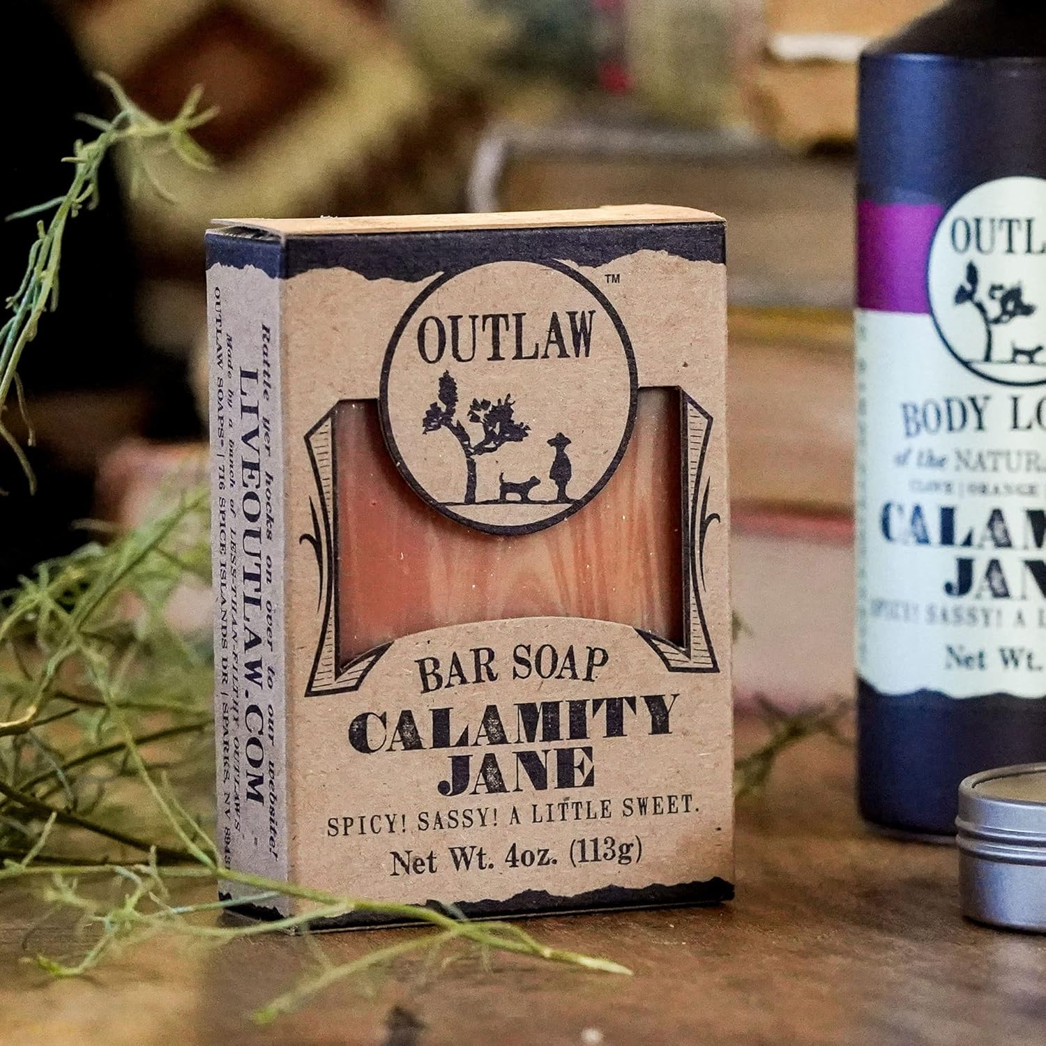 Calamity Jane Spicy Soap - 2 Pack - a Spicy Combination of Clove, Cinnamon, Vanilla, and Orange Handmade Soap to Honor a Spicy Legend of the Wild West - Men'S or Women'S Soap image number 1