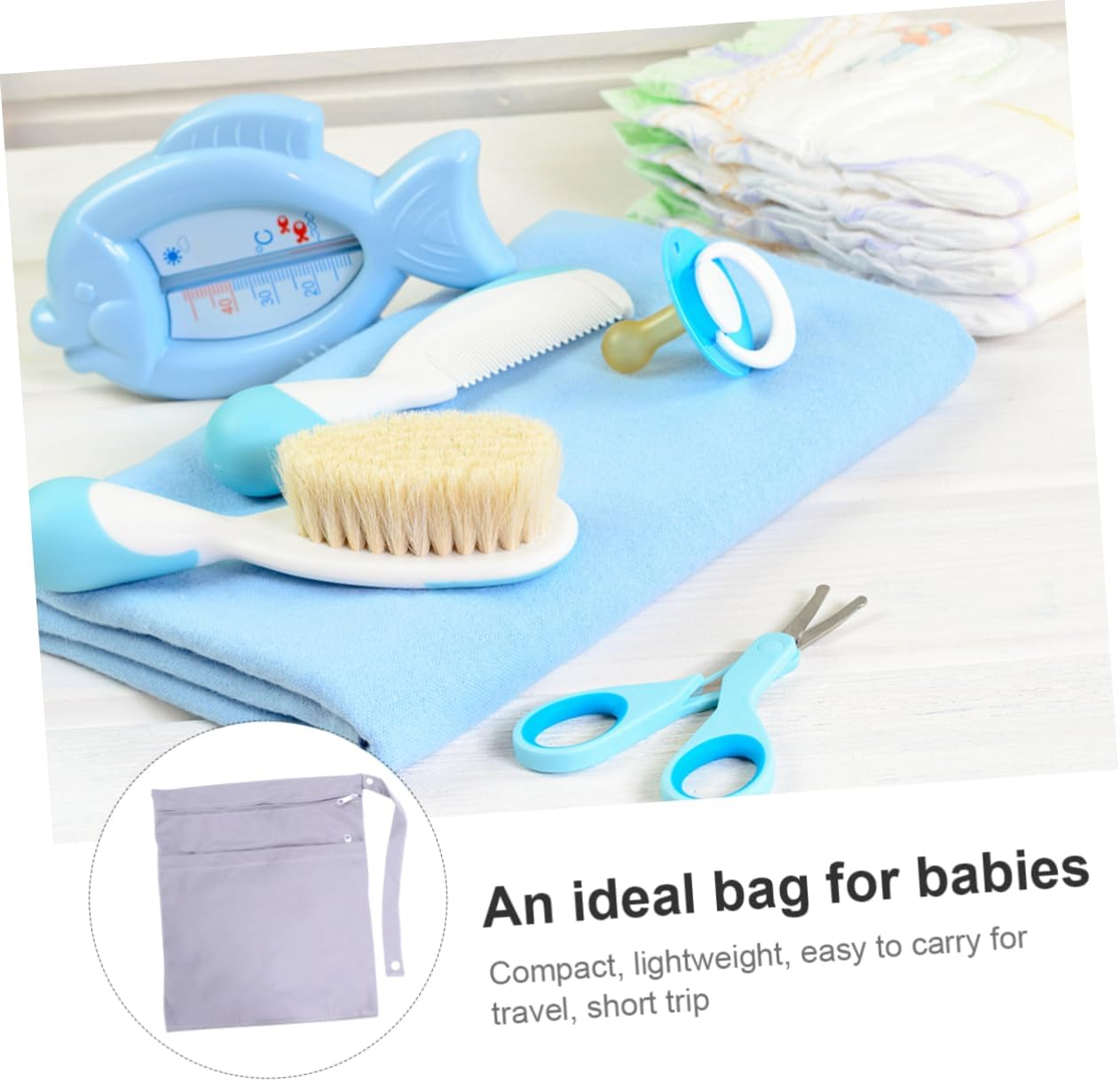 Toyvian Diaper Bag for Travel Wet Bag Diaper Caddy Organizer Large Capacity Compact image number 3