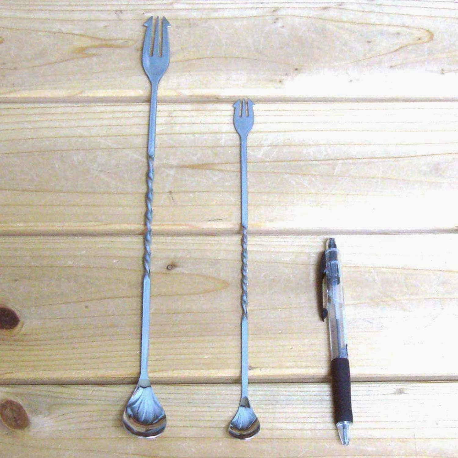 Nagao Tsubamesanjo Bar Spoon, 9.8 Inches (25 Cm), 18-0 Stainless Steel, Made in Japan image number 3