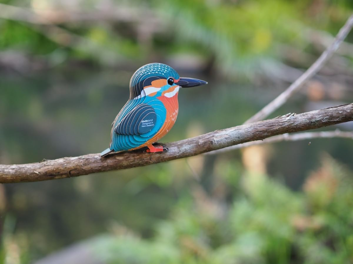 EUGY 121 Kingfisher 3D Puzzle - 29 Piece Eco-Friendly Educational Toy Puzzle for Boys, Girls & Kids Ages 6+ image number 3