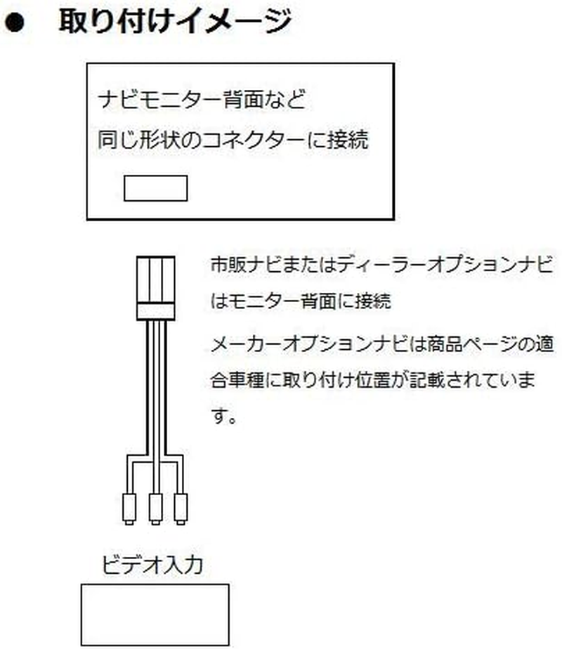 (VTR-01-6P) Toyota ND3T-W57(N109) External Input VTR Adapter image number 2