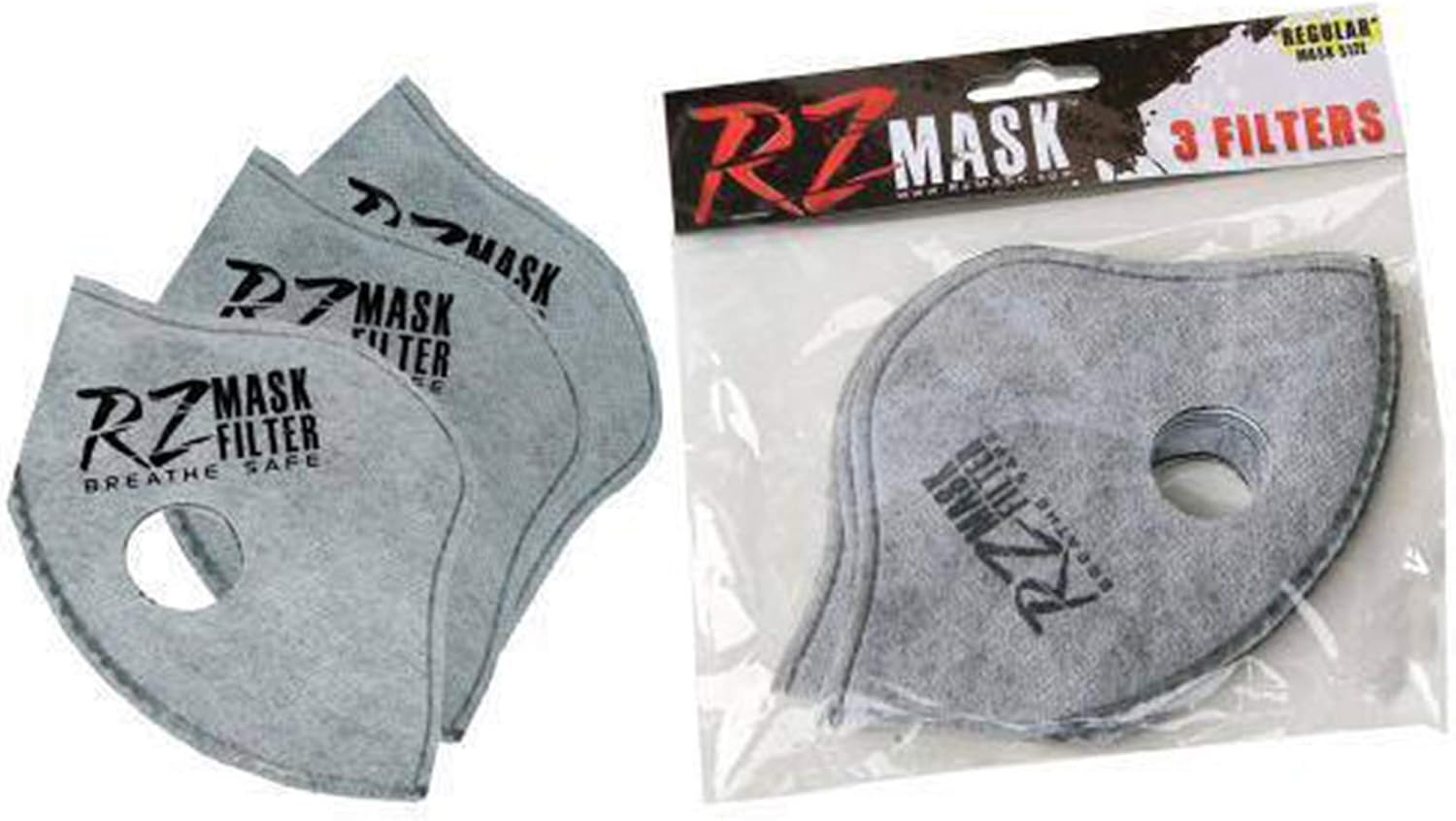 Rzmask F3 Replacement Filters for M2 and M2.5 Extra Large Dust Face Mask Pack of 3 image number 1