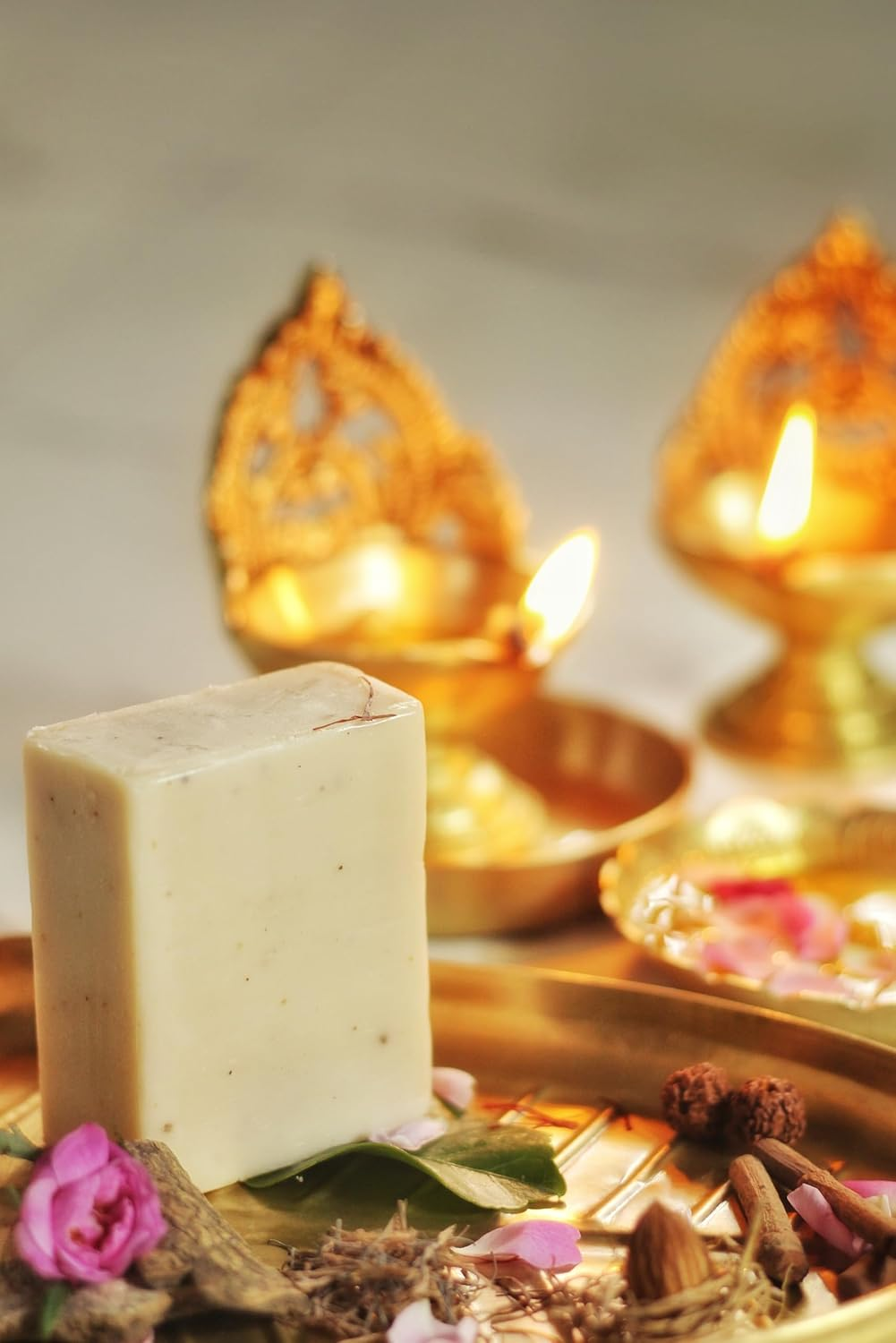 Neev Herbal Handmade Soaps Kumkumadi Soap (100Gm) - Set of 3 image number 3