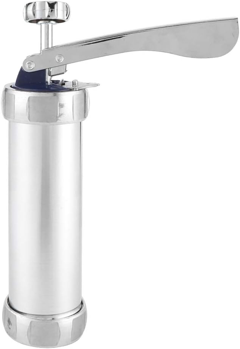 Cookie Press Set with 20 Decorative Moulds, 4 Piping Nozzles, Biscuit Maker Bakeware Kit for Home Baking image number 6