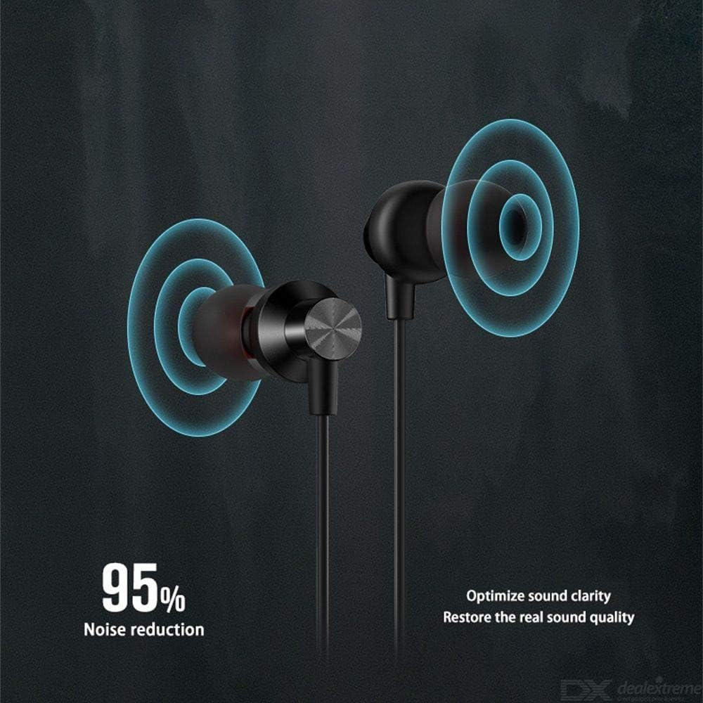 Remax RM-560 Type-C Metal Wired Earphone, Black image number 4