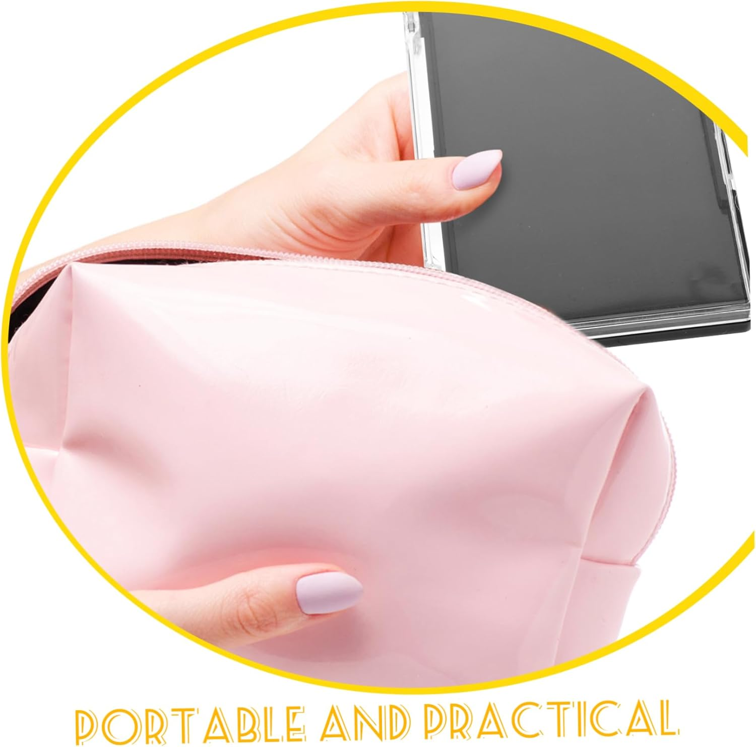 PLAFOPE Magnetic Eyeshadow Palette Empty Eyeshadow Tray Makeup Storage Box for Women Organiser image number 6