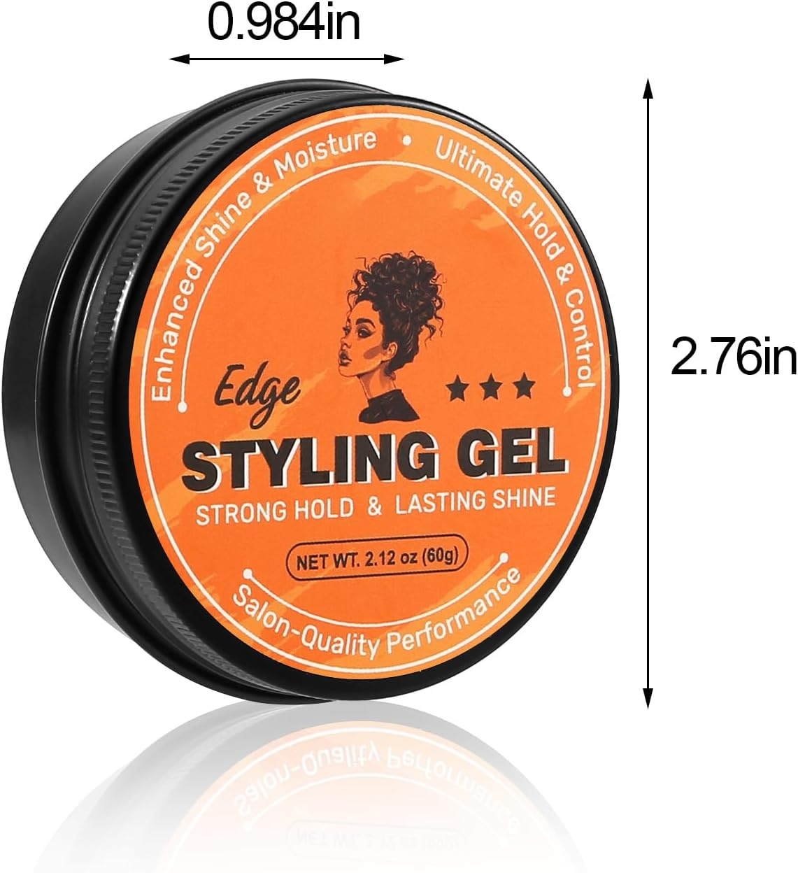 Apooliy Edge Control Wax,Strong Hold Hair Wax, No Flaking Styling Gel for All Hair Types, Non-Greasy, Long Lasting Braid Gel, Easy to Use, Smoother image number 4