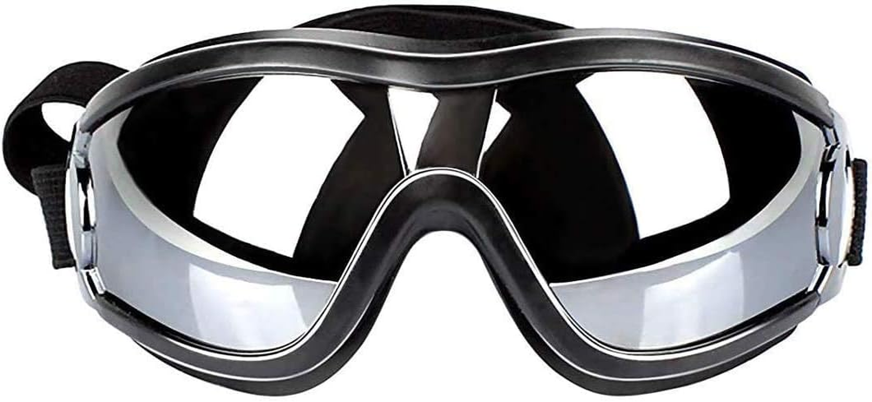 WISTOM Dog Sunglasses and Goggles with Adjustable Strap for Travel, Skiing, and Anti-Fog Snow Protection - Pet Eyewear for Medium to Large Dogs image number 1