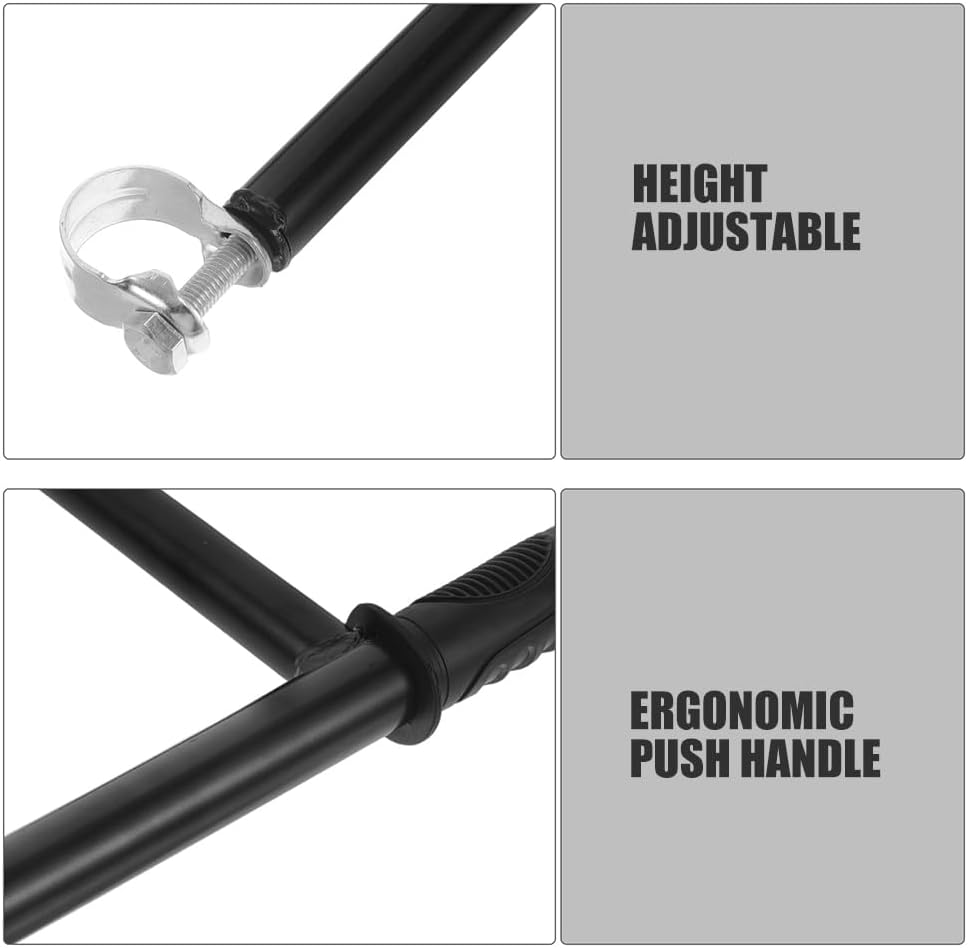 Ibasenice Universal Baby Stroller Handlebar Extender Adjustable Height Pushchair Extension Bar with Ergonomic Grip for Comfortable Outdoor Walks image number 2