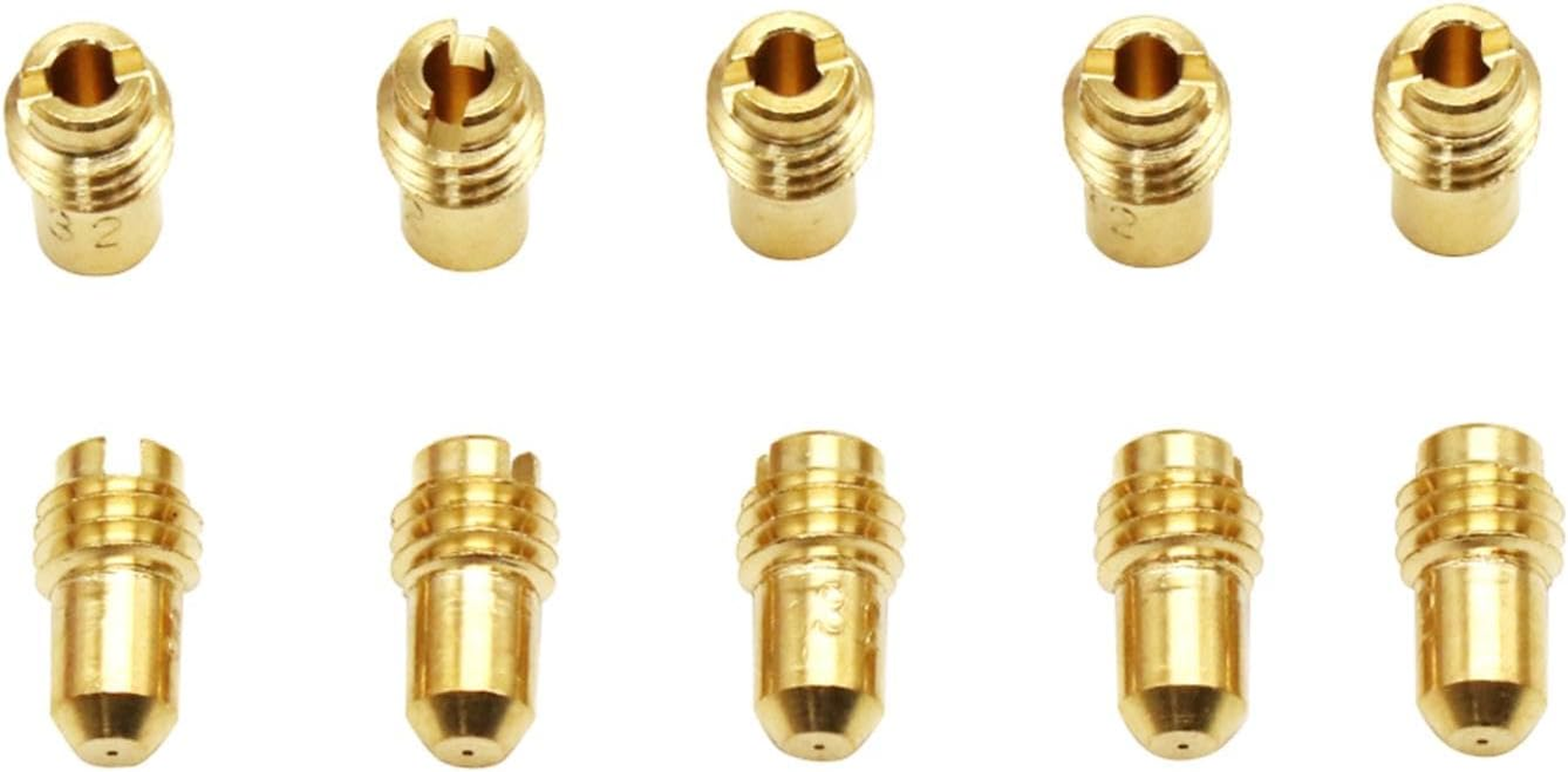10Pcs Jets Slow Jet Slow Nozzle High Strength Motorbike Accessories for Phbg Stable Performance Easy to Install Attachment image number 3