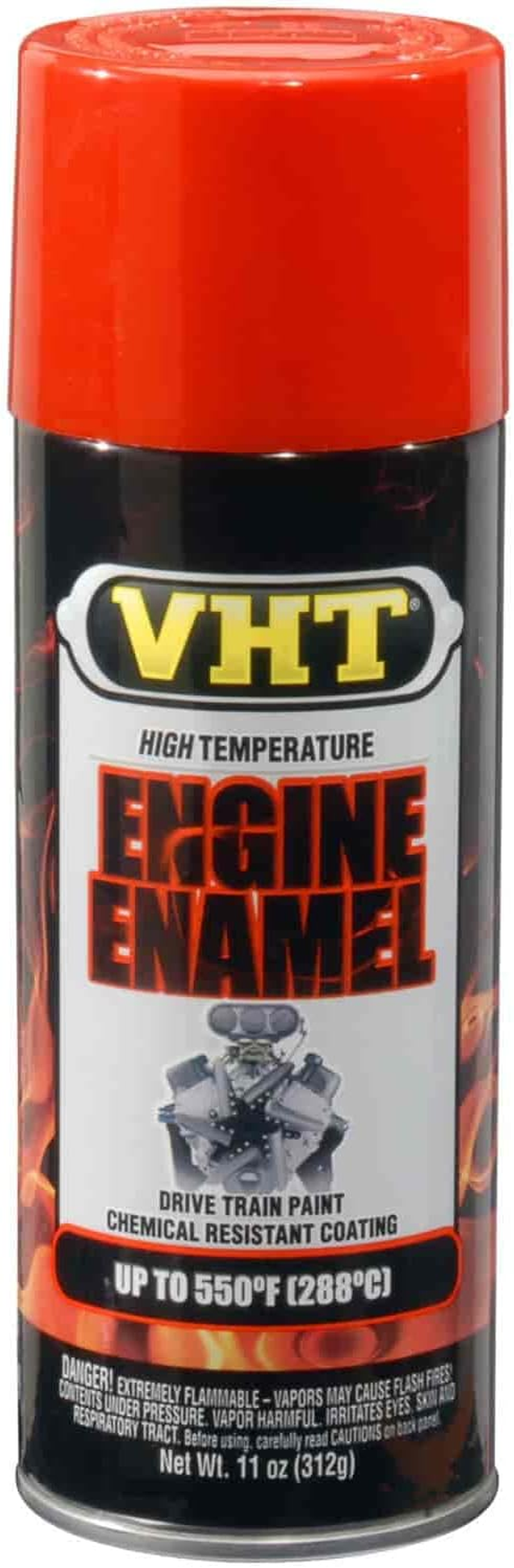 VHT Paint, High-Temperature, Engine, Enamel, Gloss, for Chevrolet Orange, 11 Oz., Aerosol Spray Can, Each