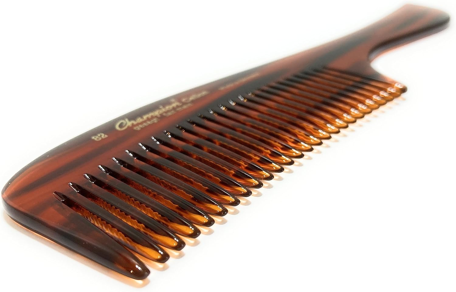 Champion by Hercules S&auml;gemann Grip Comb Cellon 82 Handmade Approx. 20 Cm Even Normal Teeth Hairdressing Comb (Champion 82) image number 1
