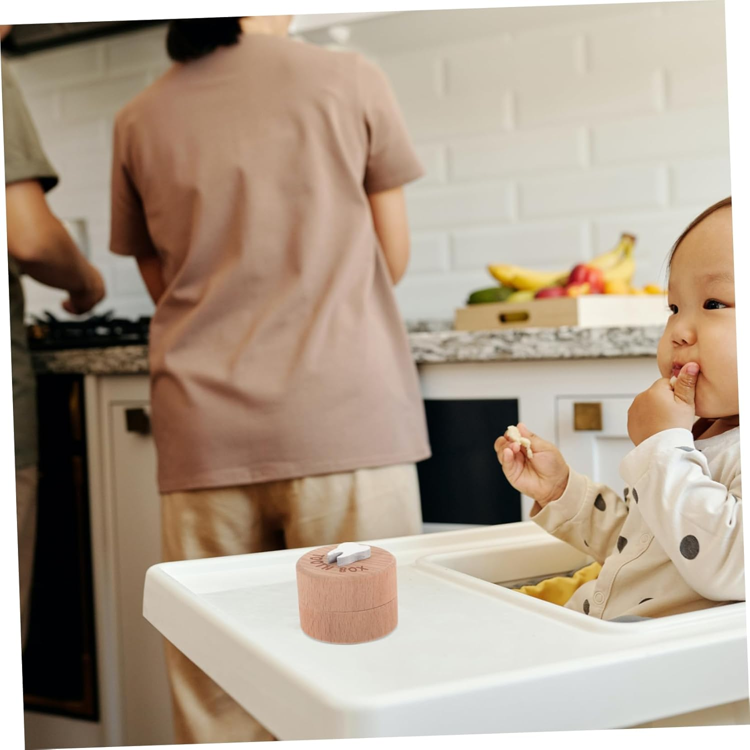 Deciduous Tooth Box save Organizer First Tooth Holder Fetal Hair Storage Box Boys and Girls Born Essentials image number 3