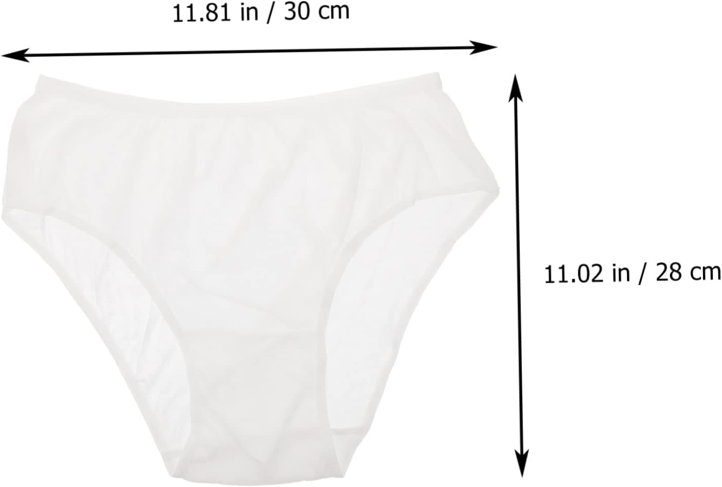 4Pcs Disposable Maternity Underwear Cotton Breathable Comfortable Disposable Panties for Women Postpartum Use White XXL Size image number 3